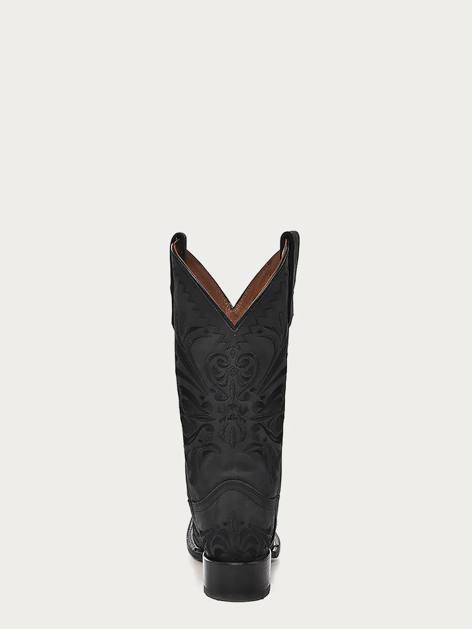 L5464 - WOMEN’S EMBROIDERY BLACK SQUARE TOE COWBOY BOOT - Image 3