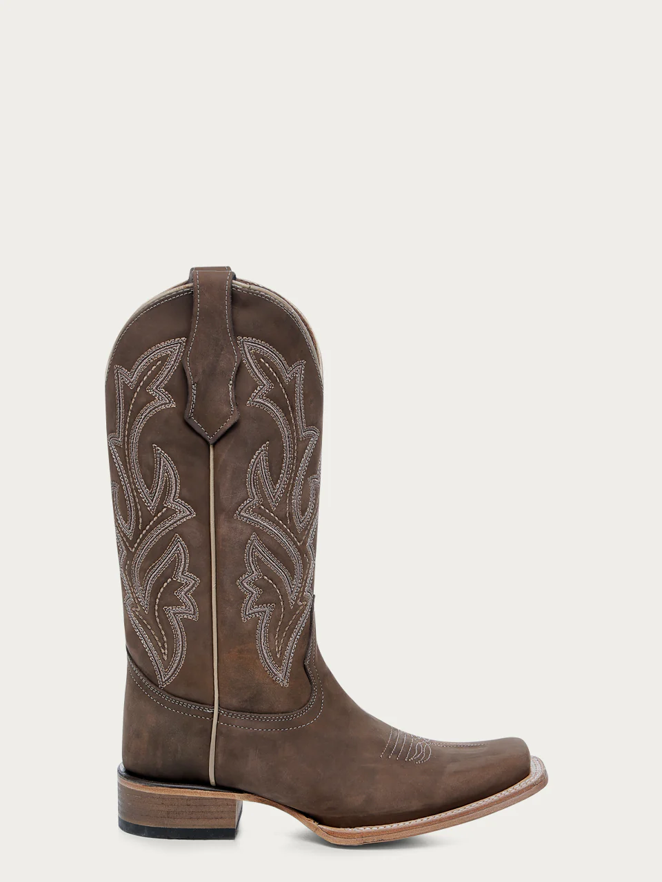 L6256 - WOMEN'S EMBROIDERY CHOCOLATE WIDE SQUARE TOE CIRCLE G COWBOY BOOT - Image 3