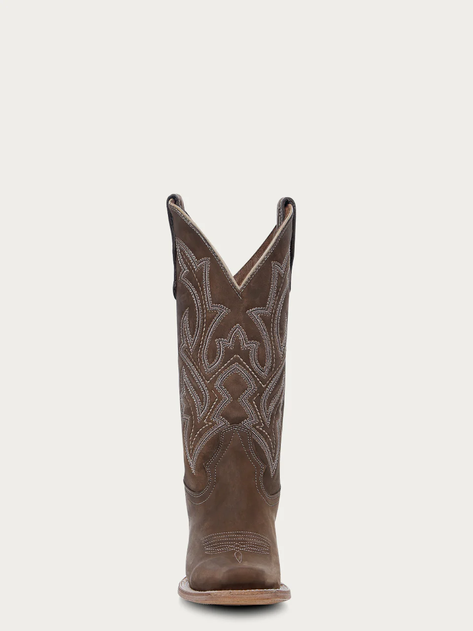 L6256 - WOMEN'S EMBROIDERY CHOCOLATE WIDE SQUARE TOE CIRCLE G COWBOY BOOT - Image 4
