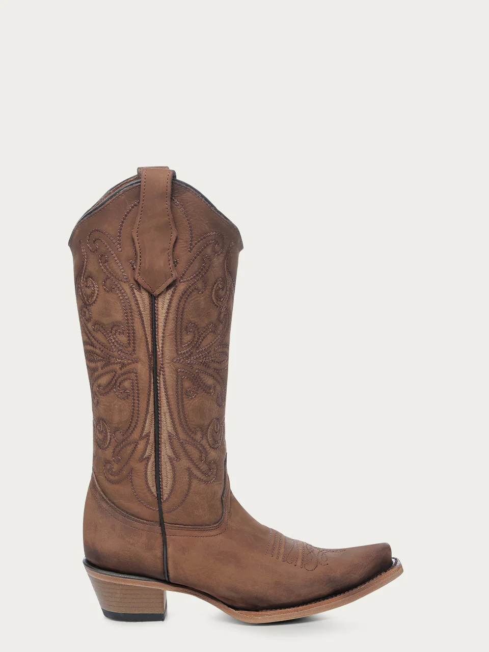 L6274 - WOMEN'S EMBROIDERY SHEDRON SNIP TOE CIRCLE G COWBOY BOOT - Image 3