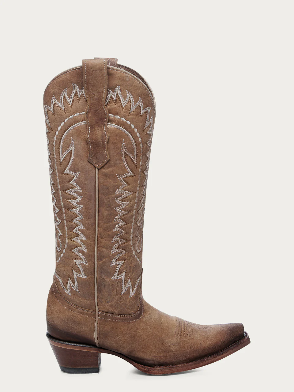 L6277 - WOMEN'S EMBROIDERY SAND SNIP TOE CIRGLE G COWBOY BOOT - Image 3