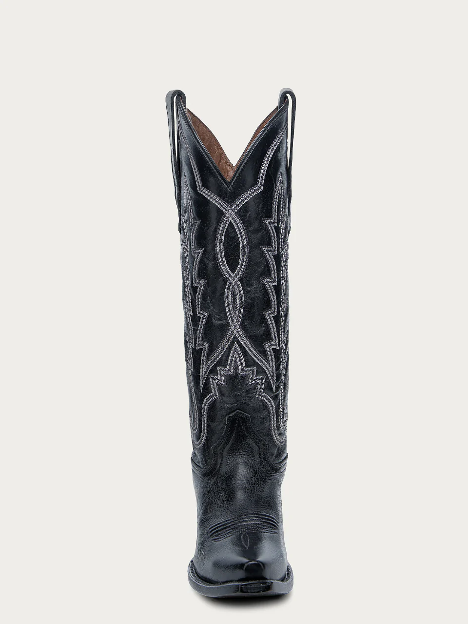 L6282 - WOMEN'S EMBOIDERY BLACK SNIP TOE CIRCLE G COWBOY BOOT - Image 4
