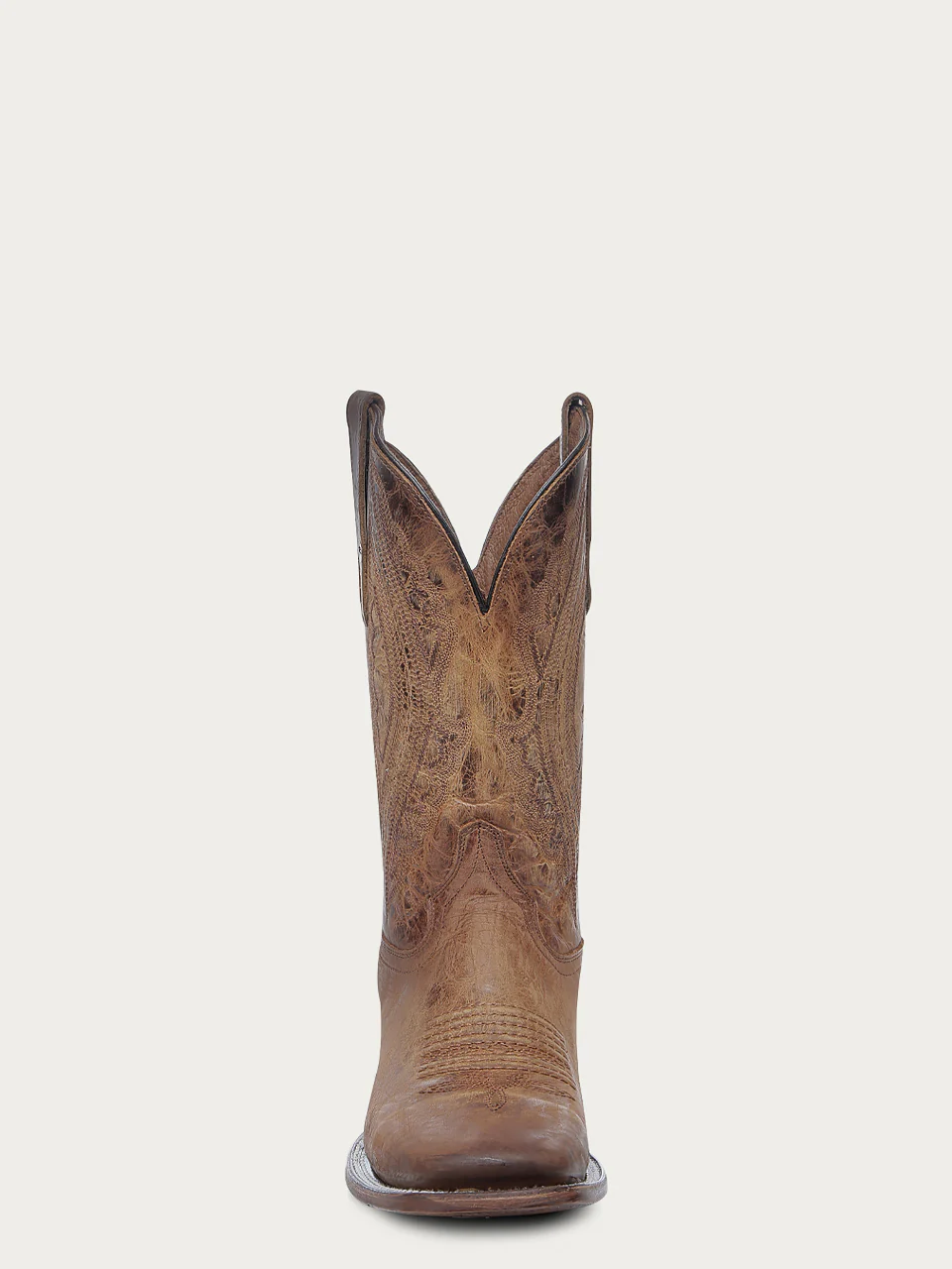 L6300 - MEN'S EMBROIDERY HONEY WIDE SQUARE TOE CIRCLE G COWBOY BOOT - Image 4