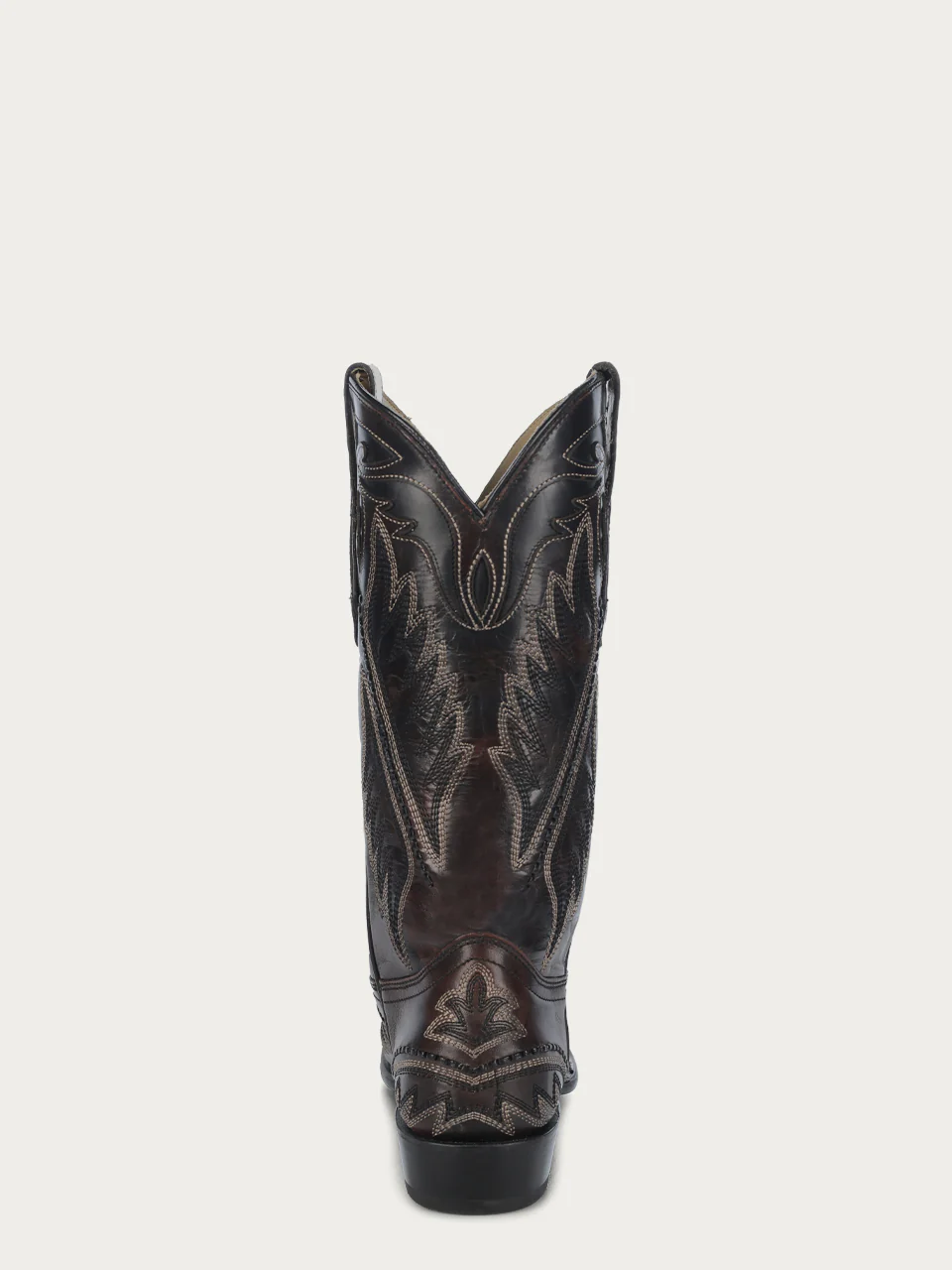 C4150 - MEN'S WOVEN DETAIL WITH EMBROIDERY BROWN SNIP TOE COWBOY BOOT - Image 5