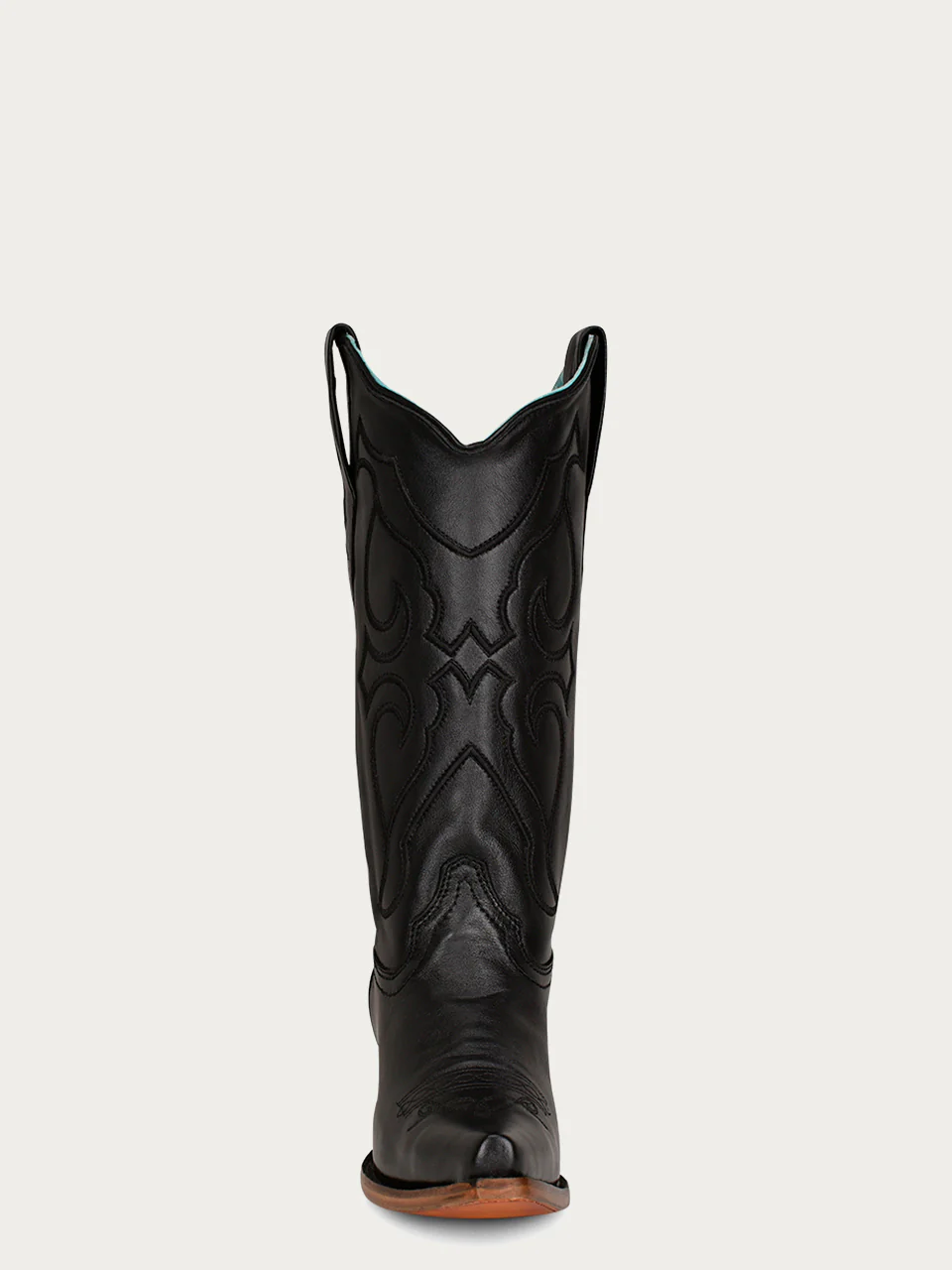 Z5072 - WOMEN'S EMBROIDERY BLACK SNIP TOE COWBOY BOOT - Image 4